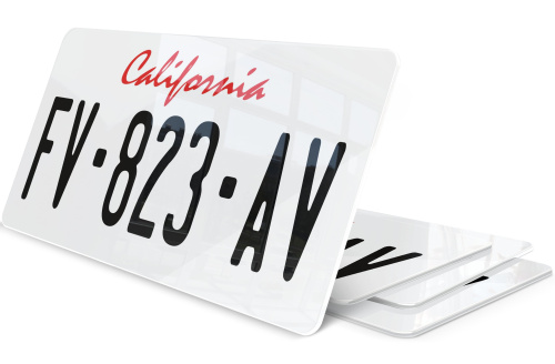 Plaque immatriculation California USA 30x15cm