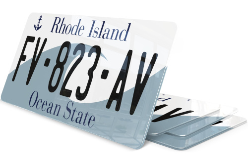 Plaque immatriculation Rhode Island USA 30x15