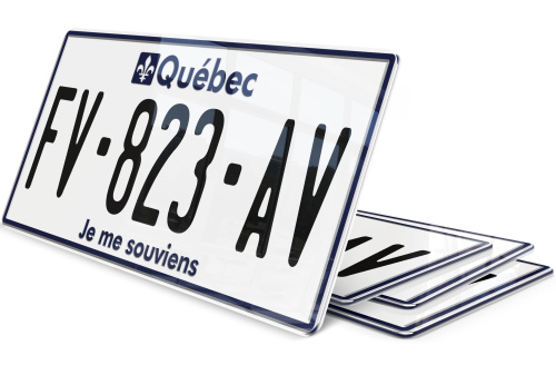 Plaque immatriculation Quebec 1 USA 30x15