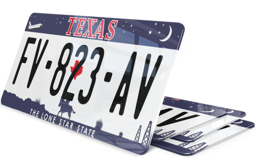 Plaque immatriculation Texas 2 USA 30x15cm