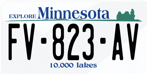 Plaque immatriculation Minnesota USA 30x15cm
