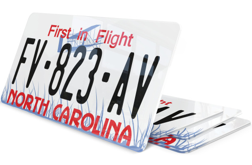Plaque immatriculation North Carolina USA 30x15cm