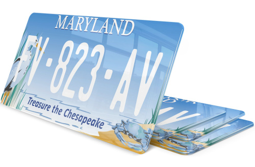 Plaque immatriculation Maryland 2 USA 30x15