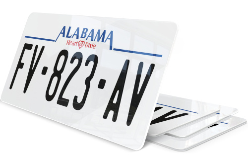 Plaque immatriculation Alabama USA 30x15cm