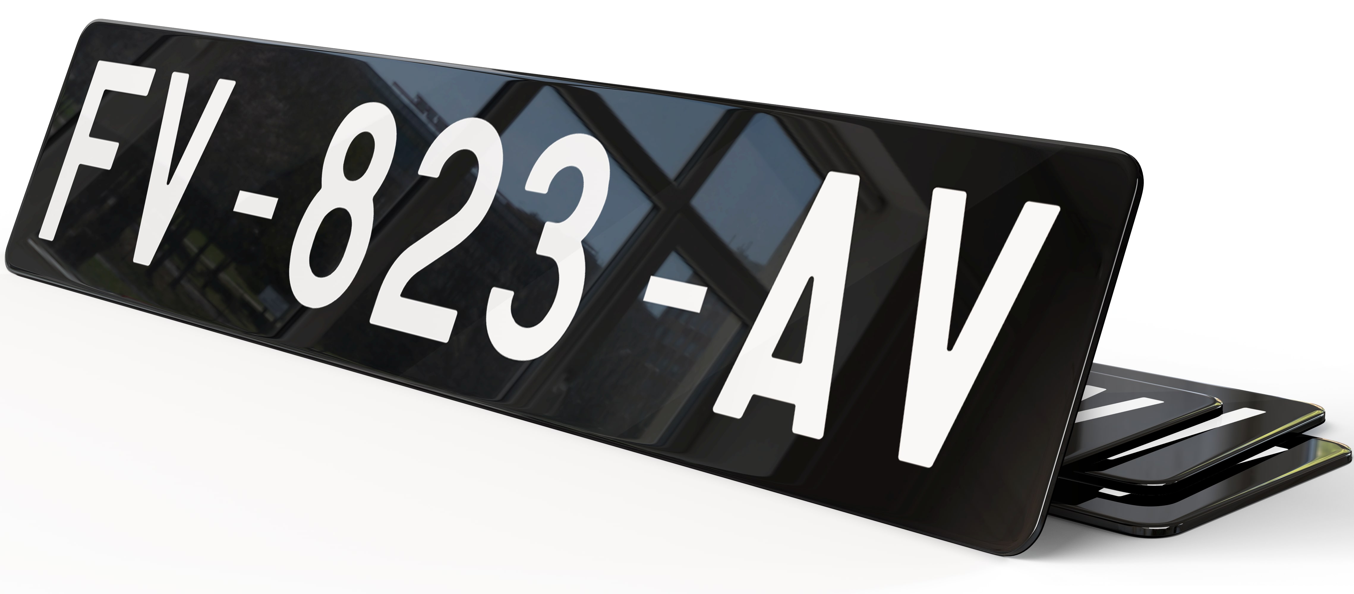  Plaque décorative, Cache Plaque Auto Noire TIKTOK, Format 52x11 Plaque  d'immatriculation